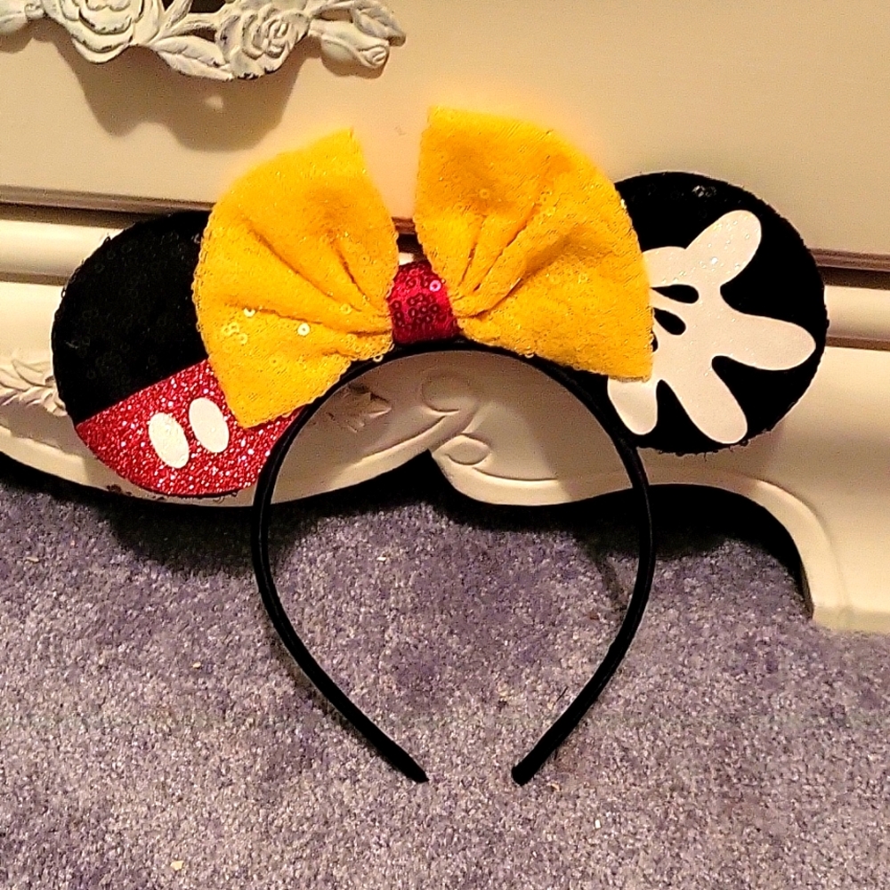 Minnie Mouse sequin kids ears